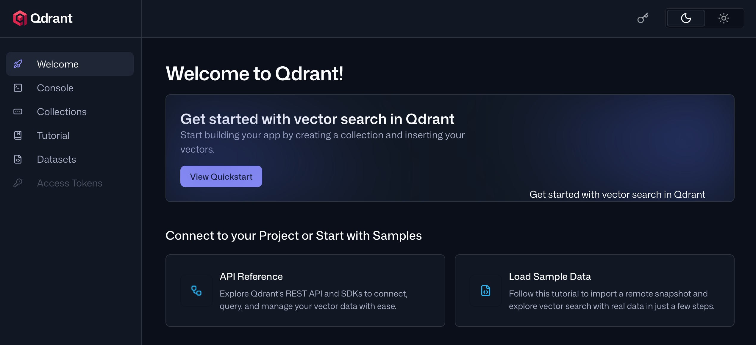 Qdrant Web UI
